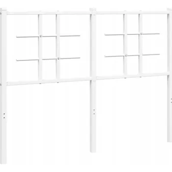 Kovové čelo, bílé, 120 cm