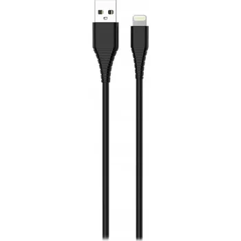 Datový kabel ColorWay Datový Kabel USB - Apple Lightning 2.4A, 1m, černý
