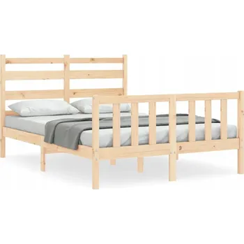 Postel VidaXL Rám postele bez matrace, 140x200 cm, masivní borovicové dřevo
