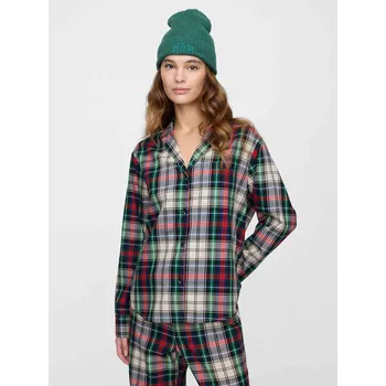 Dámská móda Dámská oversize popelínová pyžamová košile GAP XS