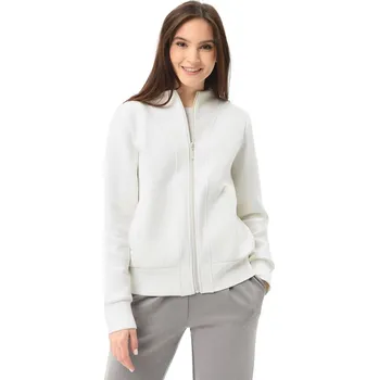 Pánská mikina Dámská mikina se zipem VOLCANO-B-YASMIN-101-CREAM Béžová S