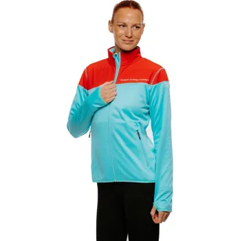 Dámská mikina Dámská turistická mikina se zipem EVERETT-FleeCa W blue Modrá XXL