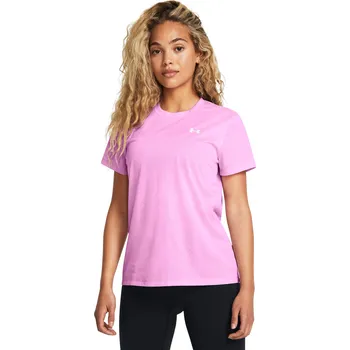 Dámské tričko Dámské tréninkové triko s krátkým rukávem UNDER ARMOUR-Tech Riddle SSC-PNK Růžová S