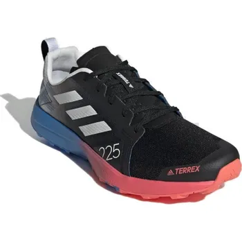 Dámská běžecká obuv Pánská běžecká trailová obuv ADIDAS-Terrex Speed Flow core black/crystal white/turbo Černá 45 1/3