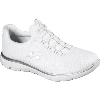 Dámská sportovní obuv Dámská rekreační obuv SKECHERS-Summits Slip-Ins W white/silver Bílá 40