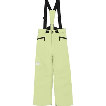 Snowboardové kalhoty Dětské lyžařské kalhoty COLOR KIDS-Ski Pants W. Pockets-9303-Shadow Lime Zelená 152