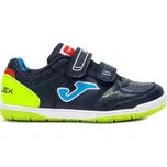 Chlapecké fotbalové kopačky halové JOMA-Top Flex 2533 K IC navy blue/green Modrá 32