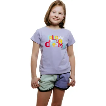 Dívčí oblečení Dívčí tričko s krátkým rukávem AUTHORITY-T-DREAM G lilac Fialová 116/122