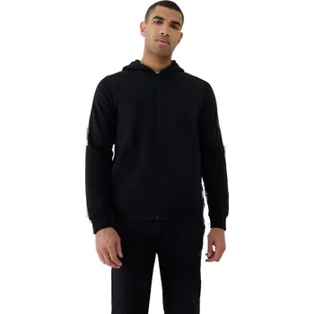 Pánská mikina Pánská mikina se zipem 4F-SWEATSHIRT-WSS25TSWSM1584-20S-DEEP BLACK Černá L
