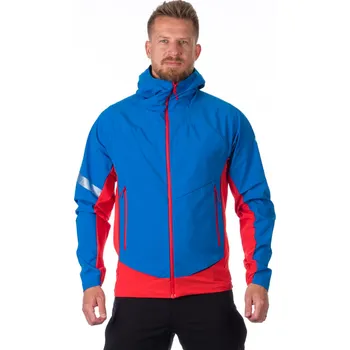 Pánská turistická bunda NORTHFINDER-GREGORY-286-bluered Modrá XXL