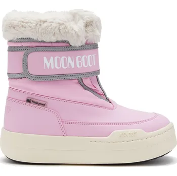 Pánská zimní obuv Juniorské vysoké zimní boty MOON BOOT-MB JR PARK STRAP-J001 PINK Růžová 34
