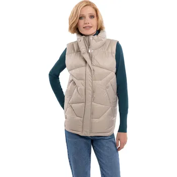 Dámská vesta VOLCANO-V-ADEL-101-CREAM Béžová XS