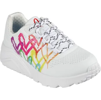 Dámská obuv Dívčí rekreační obuv SKECHERS-Uno Lite Love Brights white Bílá 30