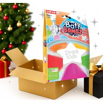 Hračka pro nejmenší Hračka do vany pro děti Hvězdička Měnící Barvu Vody Bombz Zimpli