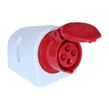 Elektrická zásuvka Stacionární zásuvka silová PCE 16A 4P 400V 6h IP44