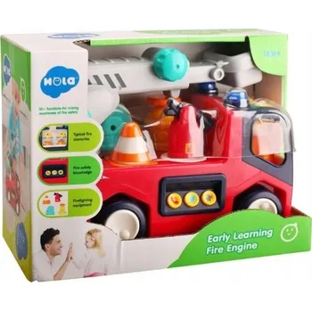autíčko AUTO VOZIDLO HASIČSKÉ AUTO HASIČI SVĚTLO ZVUK 18m+ HOLA