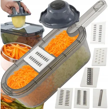 Struhadlo MULTIFUNKČNÍ STRUHADLO NA ZELENINY A OVOCE KRÁJEČ ŠKRABADLO SEKÁČ