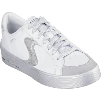 Dámská tenisová obuv Dámská rekreační obuv SKECHERS-Hiland Quite Chic white/silver Bílá 37