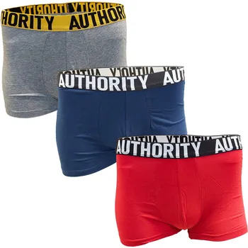 Boxerky Pánské boxerky AUTHORITY-B - BAPE 3PCK COLOR MIX Mix S