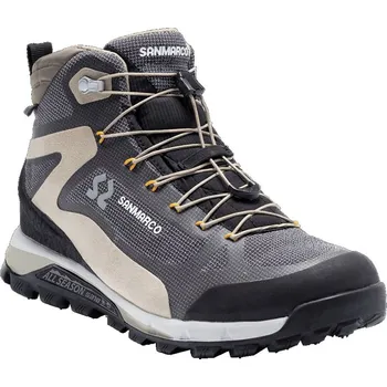 Dětská fitness obuv Pánská kotníková turistická obuv SAN MARCO-Civetta Sympatex M anthracite/earth Šedá 41