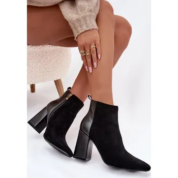 Dámské kozačky Boto Dámské Kotníkové Boty S Vycpávkou Maloria Barva: Černá, Velikost: 36