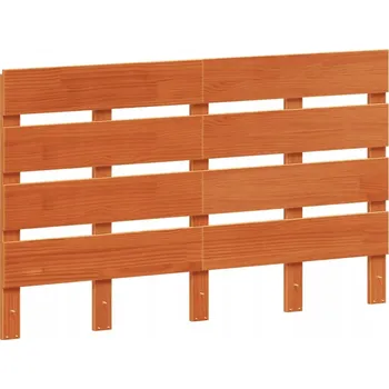 Čelo postele VidaXL , voskově hnědé, 120 cm