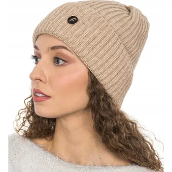 Čepice Gold Čepice čepice beanie béžová, univerzální velikost