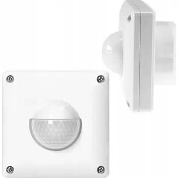 Pohybové čidlo PIR čidlo pohybu do krabice, hermetické, 2 a 3žilové, 190 st., IP65, 500W, 20m