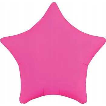 Balónek Fóliový balónek Hvězda, neonově růžová, 48 cm