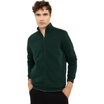 Pánská mikina Pánská zateplená mikina se zipem VOLCANO-B-WIND-300-GREEN Zelená L