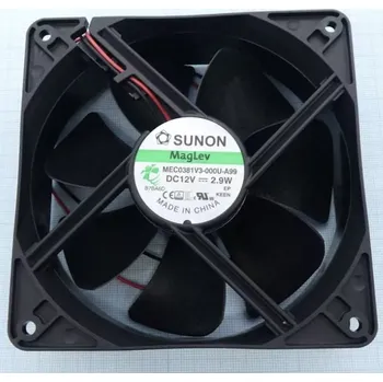 PC ventilátor Sunon DC axiální ventilátor 120×120×38 mm, 12 V DC, 37 dB MEC0381V3-000U-A99