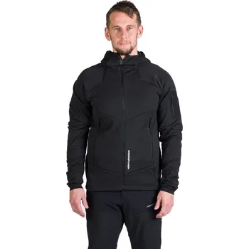 Pánská mikina Pánská turistická mikina se zipem NORTHFINDER-GIOELE-411greyblack Šedá S