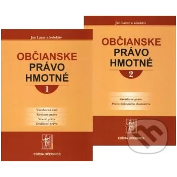 Občianske právo hmotné 1 2 - Ján Lazar kolektív