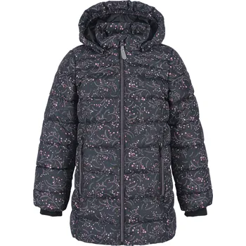 Chlapecká bunda Dívčí bunda COLOR KIDS-jacket quilted, AOP, AF 8.000, phantom Šedá 110
