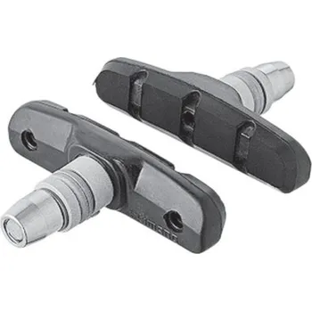 Brzda na kolo Brzdové destičky SHIMANO-Rubber pad: S65T V-brake BR-M330/M420 Černá