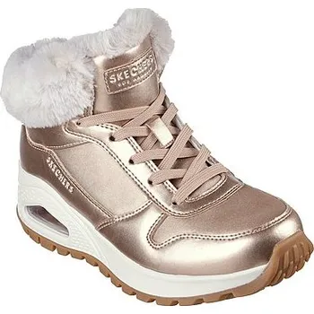 Dámská zimní obuv Dámské kotníkové zimní boty SKECHERS-Uno Rugged Cool Nova rose gold Žlutá 37
