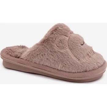 Chlapecká obuv BEFADO Dětské pantofle s kožíškem Norene Barva: Béžová, Velikost: 33