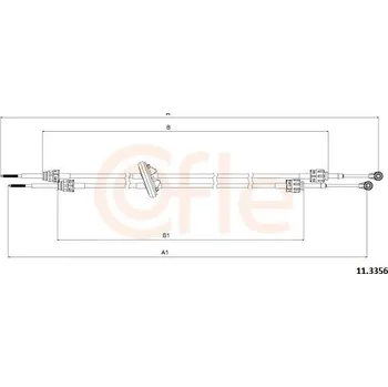 Převodovka Tazne lanko, rucni prevodovka COFLE 11.3356