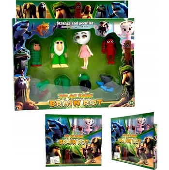 Figurka Figurky Brain Rot - Sada figurek Brain Rot , 8 kusů, vysoká kvalita, 6-8 cm Giga