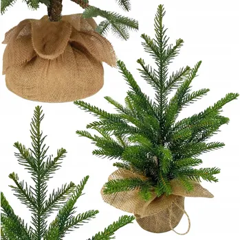 Vánoční dekorace Umělý vánoční stromeček malý 50 cm zelený 50 cm