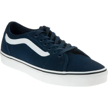 Pánská vycházková obuv VANS-MN Filmore Decon Suede dress blues/white Modrá 44,5