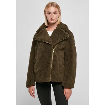 Pánská casual bunda Ladies Sherpa Biker Jacket - olive M