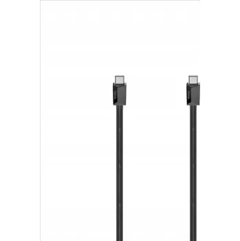 Datový kabel Kabel Hama USB typ C - USB typ C 0,75 m černý