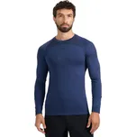 Pánské termo triko s dlouhým rukávem 4F-SEAMLESS UNDERWEAR M237-WAW25USEAM237-31M-NAVY MELANGE Modrá XXL/3XL