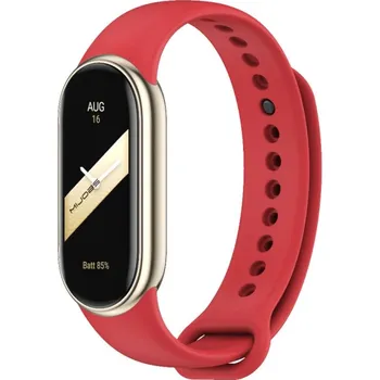 VSECHNONAMOBIL 66151 RUBBER Řemínek pro Xiaomi Smart Band 8 červený