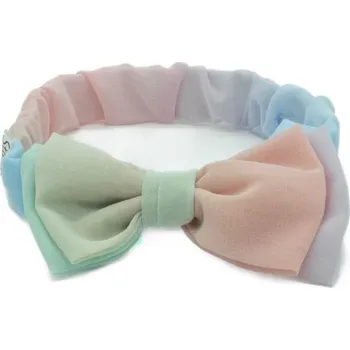 Čelenka Kojenecká čelenka s mašlí duhová