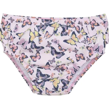 Dívčí plavky Dívčí plavky COLOR KIDS-Baby Swimdiaper W. Frills, AOP, cherry blossom Růžová 86
