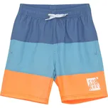 Plavky COLOR KIDS-Swim Long Shorts, Colorblock-7452-River Blue Modrá 128