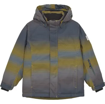 Chlapecká bunda Chlapecká lyžařská bunda COLOR KIDS-Ski Jacket - AOP -3441-Saffron Žlutá 122