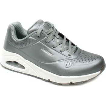 Dámská tenisová obuv Dámská rekreační obuv SKECHERS-Uno Rose Bold gun metal Šedá 37
